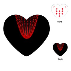 Normal Field Of An Elliptic Paraboloid Red Playing Cards (heart)  by Mariart