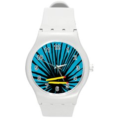 Match Cover Matches Round Plastic Sport Watch (m) by Mariart