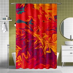 Colors Shower Curtain 48  X 72  (small)  by Valentinaart