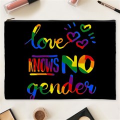 Love Knows No Gender Cosmetic Bag (xxxl)  by Valentinaart