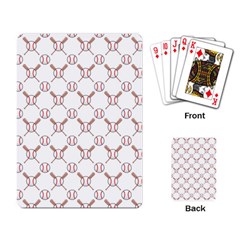 Baseball Bat Scrapbook Sport Playing Card by Mariart