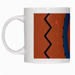 Digital Music Is Described Sound Waves White Mugs by Mariart