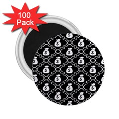 Dollar Money Bag 2 25  Magnets (100 Pack)  by Mariart