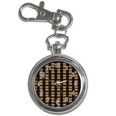 Geometric Shapes Plaid Line Key Chain Watches by Mariart