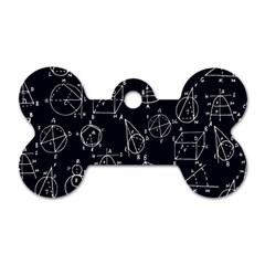 Geometry Geometry Formula Dog Tag Bone (two Sides) by Mariart