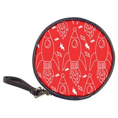 Moon Red Rocket Space Classic 20-cd Wallets by Mariart