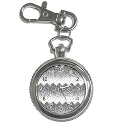 Original Plaid Chevron Wave Key Chain Watches by Mariart