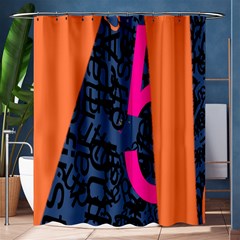 Recursive Reality Number Shower Curtain 60  X 72  (medium)  by Mariart