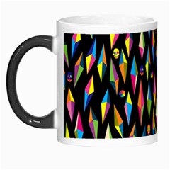 Skulls Bone Face Mask Triangle Rainbow Color Morph Mugs by Mariart