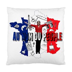 Marine Le Pen Standard Cushion Case (two Sides) by Valentinaart