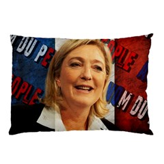 Marine Le Pen Pillow Case by Valentinaart