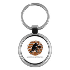 Basketball Never Stops Key Chains (round)  by Valentinaart