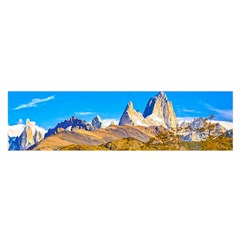 Snowy Andes Mountains, El Chalten, Argentina Satin Scarf (oblong) by dflcprints