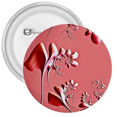 Amazing Floral Fractal B 3  Buttons by Fractalworld