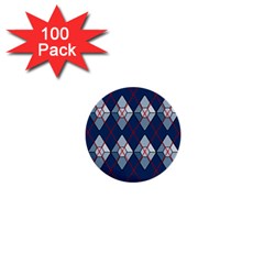 Diamonds And Lasers Argyle  1  Mini Buttons (100 Pack)  by emilyzragz