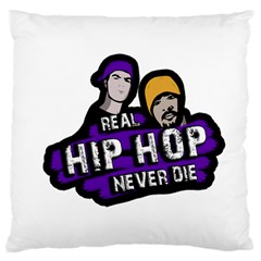 Real Hip Hop Never Die Standard Flano Cushion Case (two Sides) by Valentinaart