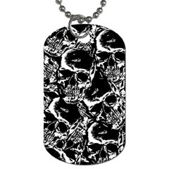 Skulls Pattern Dog Tag (two Sides)