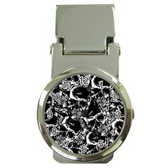 Skulls Pattern Money Clip Watches