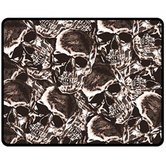 Skull Pattern Fleece Blanket (medium) 