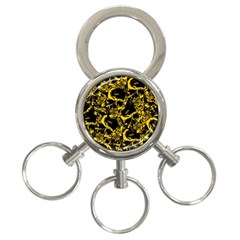 Skull Pattern 3-ring Key Chains by ValentinaDesign