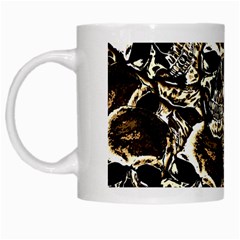 Skull Pattern White Mugs by ValentinaDesign