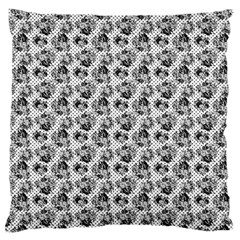 Floral Pattern Large Flano Cushion Case (two Sides) by ValentinaDesign