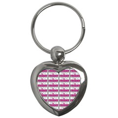 Black Friday Sale White Pink Disc Key Chains (heart) 