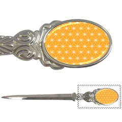 Yellow Stars Iso Line White Letter Openers