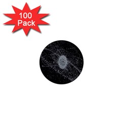 Space X Circle Line Black 1  Mini Magnets (100 Pack)  by Mariart