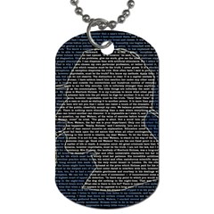 Sherlock Quotes Dog Tag (two Sides) by Mariart