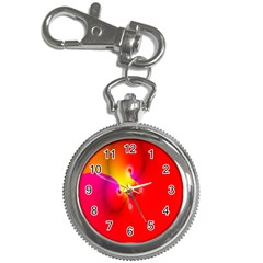 Complex Orange Red Pink Hole Yellow Key Chain Watches by Mariart