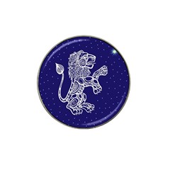 Leo Zodiac Star Hat Clip Ball Marker by Mariart