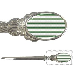 Plaid Line Green Line Horizontal Letter Openers by Mariart