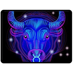 Sign Taurus Zodiac Fleece Blanket (large) 