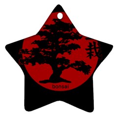 Bonsai Star Ornament (two Sides) by Valentinaart