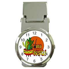 Cactus - Free Hugs Money Clip Watches by Valentinaart