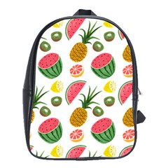 Fruits Pattern School Bags (xl)  by Nexatart