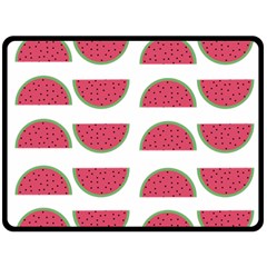 Watermelon Pattern Double Sided Fleece Blanket (large)  by Nexatart