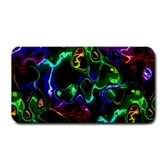 Saga Colors Rainbow Stone Blue Green Red Purple Space Medium Bar Mats by Mariart