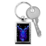 Sign Capricorn Zodiac Key Chains (Rectangle)  Front