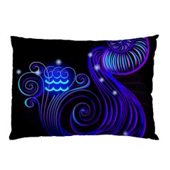 Sign Aquarius Zodiac Pillow Case by Mariart