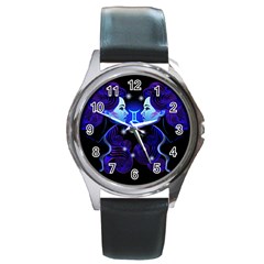 Sign Gemini Zodiac Round Metal Watch