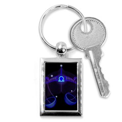 Sign Libra Zodiac Key Chains (rectangle) 