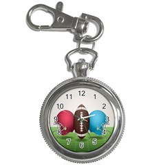 Helmet Ball Football America Sport Red Brown Blue Green Key Chain Watches