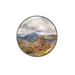 Forest And Snowy Mountains, Patagonia, Argentina Hat Clip Ball Marker (4 Pack)