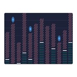 Plaid Line Circle Polka Green Red Blue Double Sided Flano Blanket (Mini)  35 x27  Blanket Front