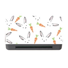 Rabbit Carrot Pattern Weft Step Face Memory Card Reader With Cf by Mariart