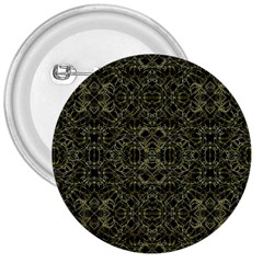 Golden Geo Tribal Pattern 3  Buttons by dflcprints