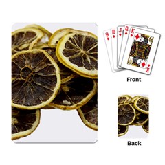 Lemon Dried Fruit Orange Isolated Playing Card by Nexatart