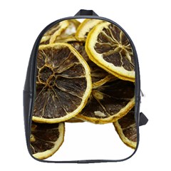 Lemon Dried Fruit Orange Isolated School Bags (xl)  by Nexatart